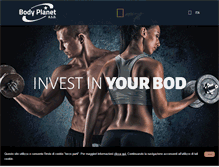 Tablet Screenshot of bodyplanetasd.it